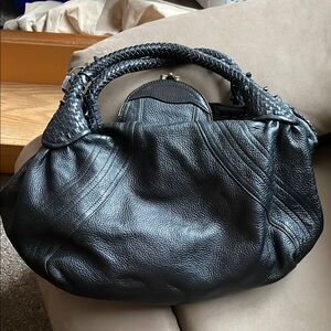 Black Leather Women's Bag